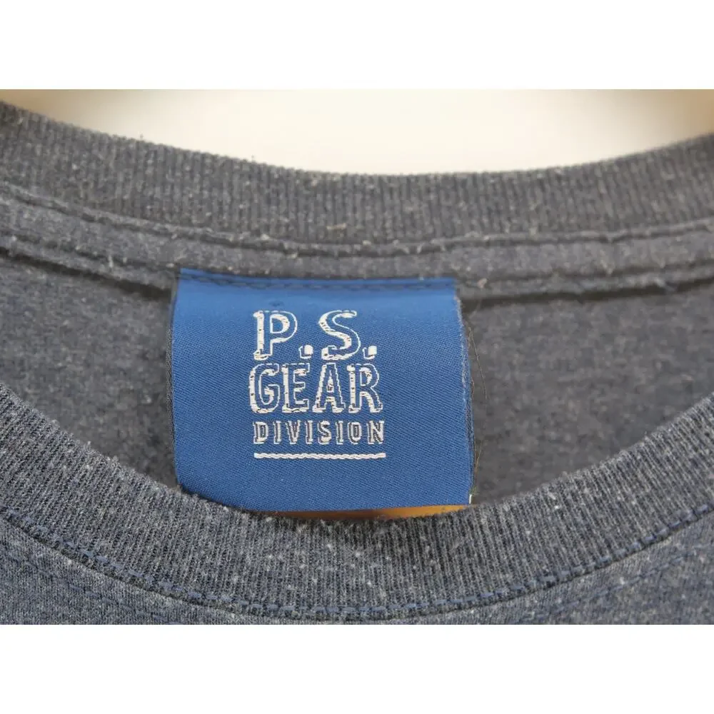 P.S. Gear Division boat T shirt Gray Sz Medium